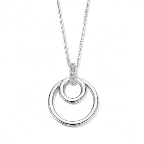 Collier Argent pavage Zirconium - Naiomy 