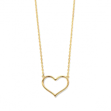 Collier Argent pendentif coeur - Naiomy  combiner