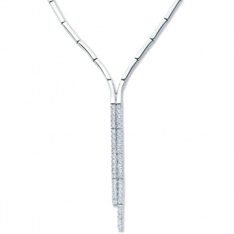 Collier argent - pendentif oxydes - Naiomy