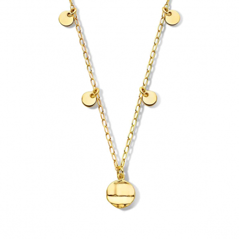 Collier Argent plaqu or - Naiomy  combiner