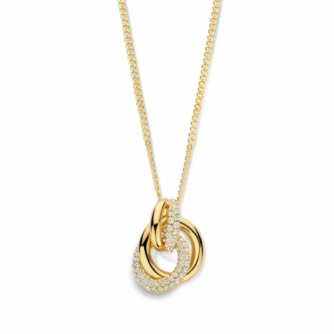 Collier argent - plaqu or - Oxydes - Naiomy