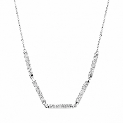 Collier Argent Serti d'oxydes - Naiomy
