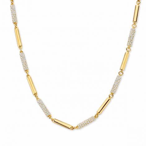 Collier Argent Serti d'oxydes - Naiomy  combiner