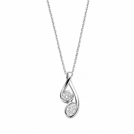 Collier Argent Serti d'oxydes - Naiomy
