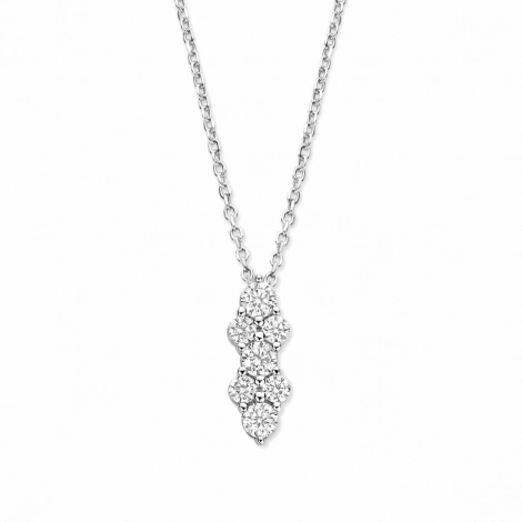 Collier Argent Serti d'oxydes  - Naiomy
