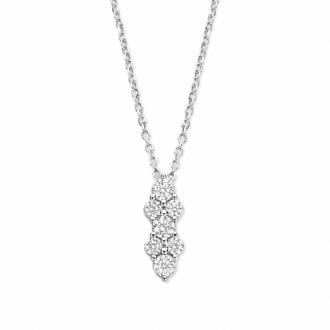 Collier Argent Serti d'oxydes  - Naiomy  combiner