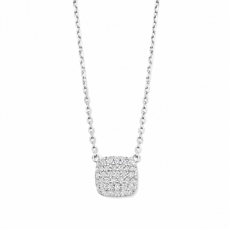 Collier Argent Serti d'oxydes - Naiomy