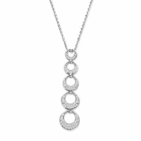 Collier Argent Serti d'oxydes  - Naiomy  combiner
