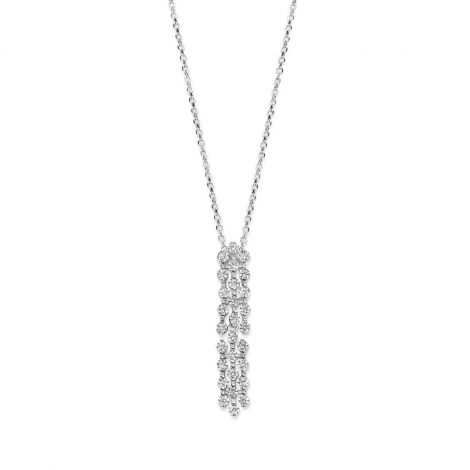 Collier Argent serti d'oxydes - Naiomy  combiner