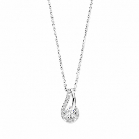Collier Argent Serti d'oxydes - Naiomy  combiner