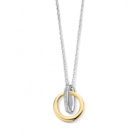 Collier Argent serti de zirconium - Naiomy