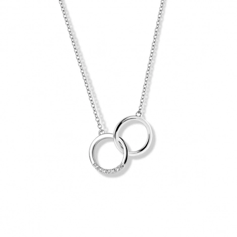 Collier Argent serti de Zirconium - Naiomy