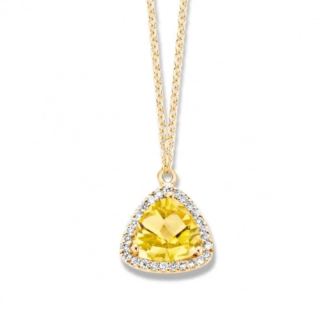 Collier citrine et diamants- One More