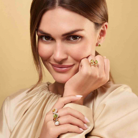 Collier citrine et saphir jaune- One More