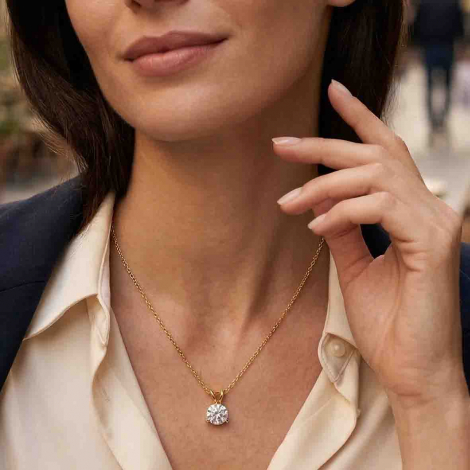 Collier diamant de Synth�se