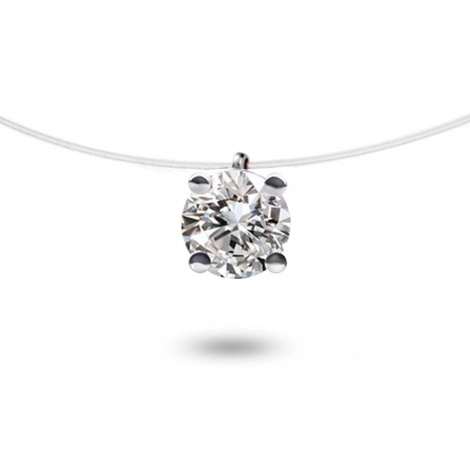 Collier diamant Nylon 0.25 ct 