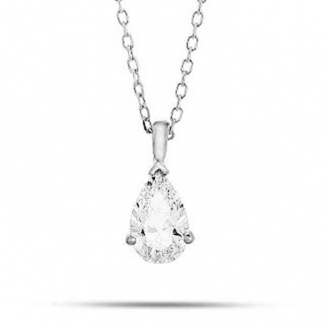 Collier Diamant Poire