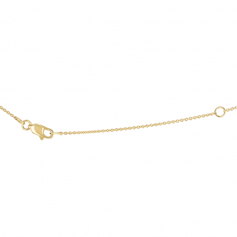 Collier diamant serti clos