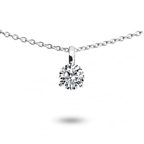 Collier diamant solitaire   combiner