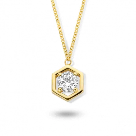 Collier Diamant Solitaire