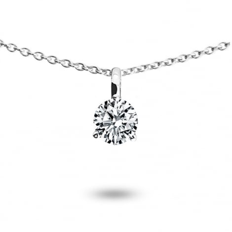 Collier diamant solitaire   combiner