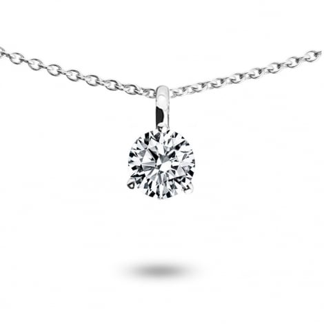 Collier diamant solitaire   combiner