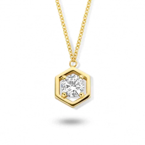 Collier Diamant Solitaire