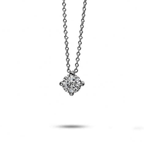 Collier Diamant Solitaire - 4 Griffes