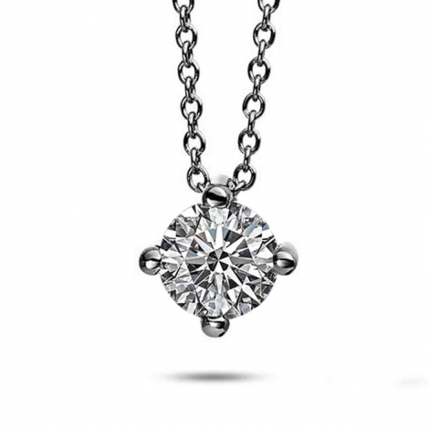 Collier Diamant Solitaire - 4 Griffes