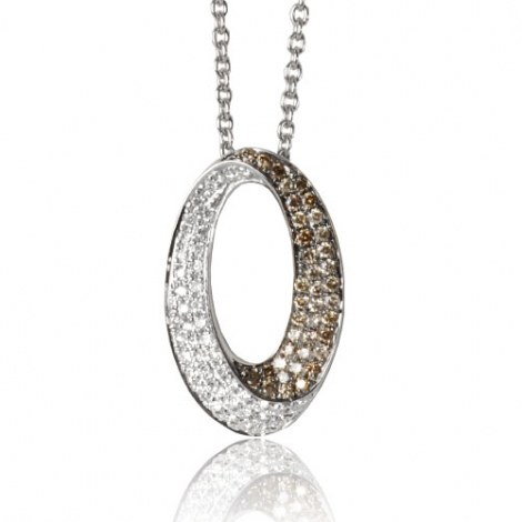 Collier diamants 0.37 cts