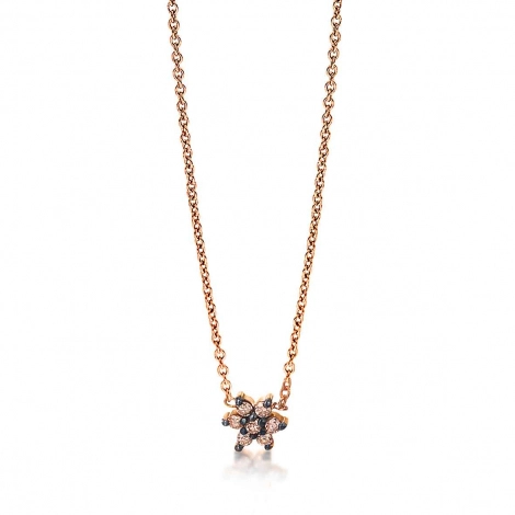 Collier Diamants Brun 0.05 ct