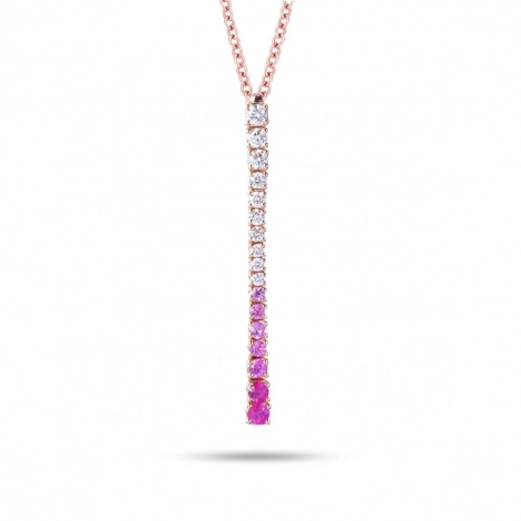 Collier Diamants et Saphirs