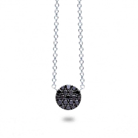 Collier diamants noirs One More