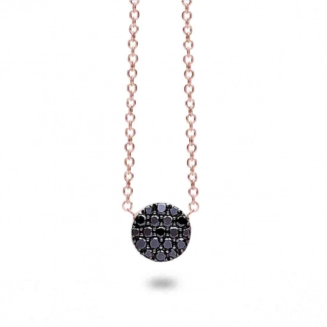Collier diamants noirs One More