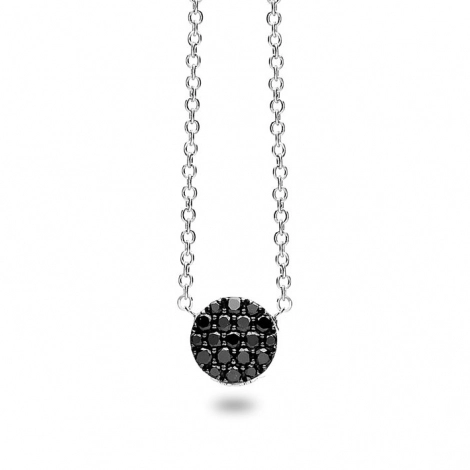 Collier diamants noirs One More