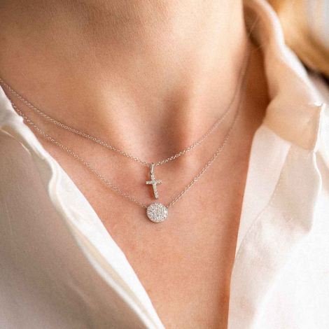 Collier diamants noirs One More
