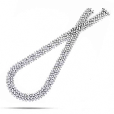 Collier Diamants Rivire