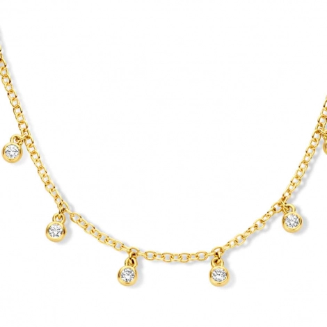 Collier Diamants serti Clos
