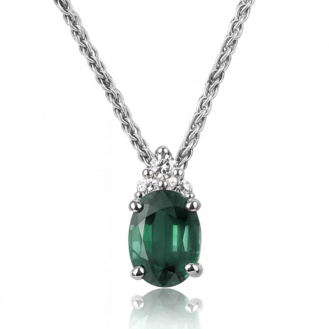  Collier meraude serti de diamants