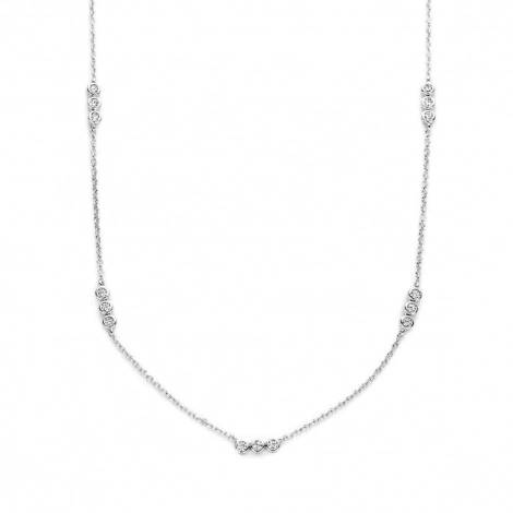Collier en Argent et oxydes de zirconium - Naiomy