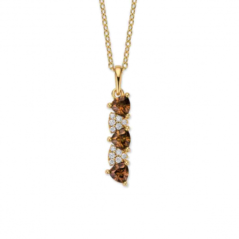 Collier en argent plaqué or jaune - Oxydes - Naiomy  à combiner