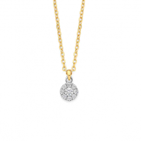 Collier en argent plaqué or jaune - Oxydes - Naiomy  à combiner