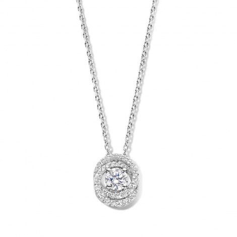 Collier en Argent serti d'oxydes de zirconium - Naiomy