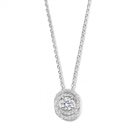Collier en Argent serti d'oxydes de zirconium - Naiomy