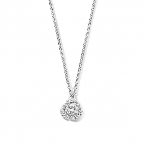 Collier en Argent serti d'oxydes de zirconium - Naiomy  combiner