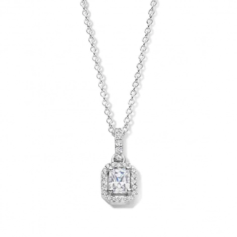 Collier en Argent serti d'oxydes de zirconium - Naiomy