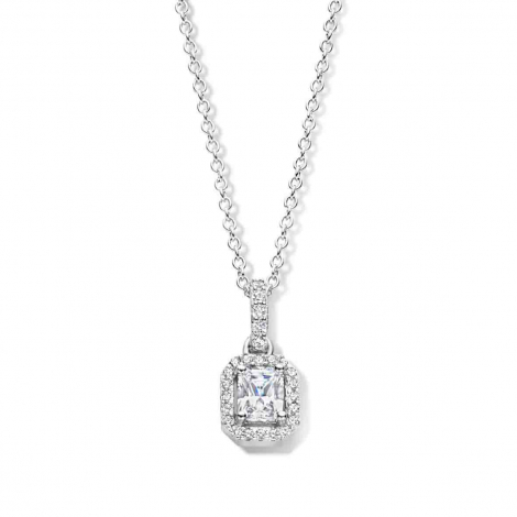 Collier en Argent serti d'oxydes de zirconium - Naiomy  combiner