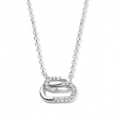 Collier en Argent serti d'oxydes de zirconium - Naiomy