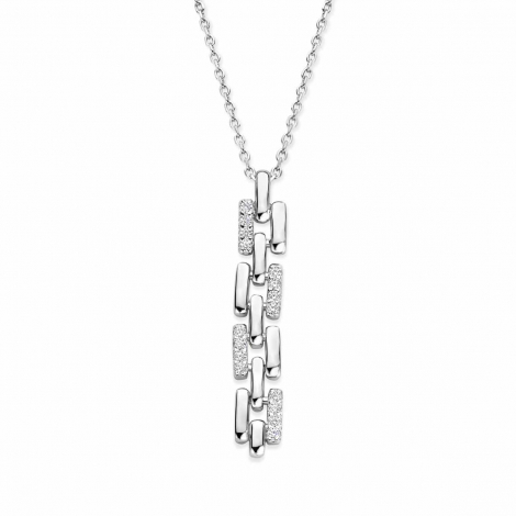  Collier en Argent Serti d'Oxydes - Naiomy   combiner