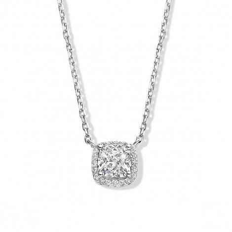 Collier en argent serti de zirconium Naiomy Silver  combiner